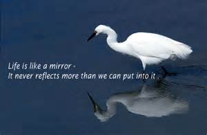 Rays Of Wisdom - Words Of Comfort And Hope - Life Is Like A Mirror